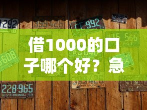 2025年口子借錢，推薦五個未成年小額貸款平臺
