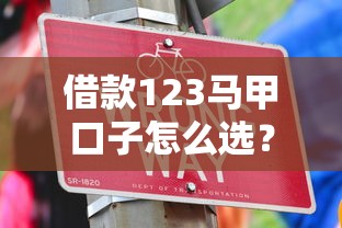 借款123馬甲口子怎么選？這幾個技巧幫你避開坑