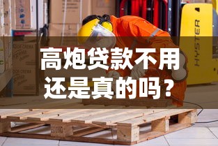 高炮貸款不用還是真的嗎？揭秘背后真相與法律風險