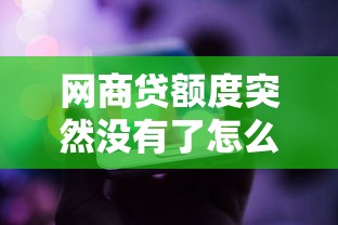 網(wǎng)商貸額度突然沒有了怎么回事？一文說透恢復(fù)時(shí)間與解決辦法