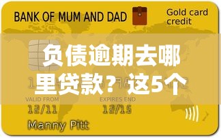 負債逾期去哪里貸款？這5個渠道或許能幫你緩解壓力