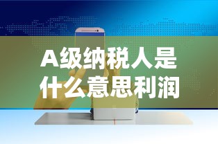 A級納稅人是什么意思利潤總額？企業主貸款額度提升的關鍵點
