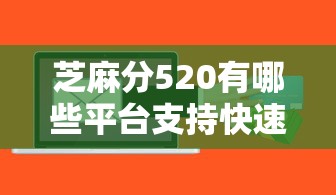 芝麻分520有哪些平臺支持快速放款？實測這幾個平臺最快當天到賬