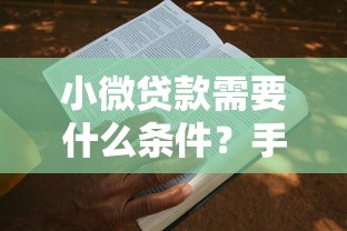 小微貸款需要什么條件？手把手教你輕松申請