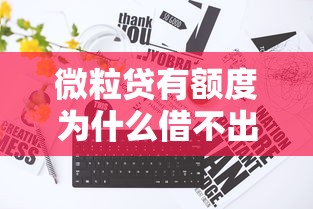 微粒貸有額度為什么借不出來第二天就好了？3個原因解析
