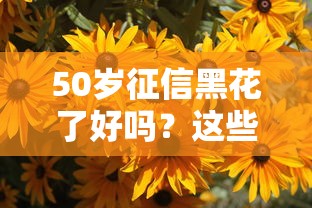 50歲征信黑花了好嗎？這些辦法或許能幫到你