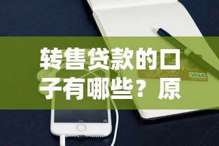轉(zhuǎn)售貸款的口子有哪些？原來這些平臺(tái)都能用