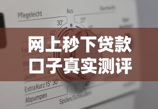 網(wǎng)上秒下貸款口子真實(shí)測(cè)評(píng)：這5個(gè)平臺(tái)最快10分鐘到賬